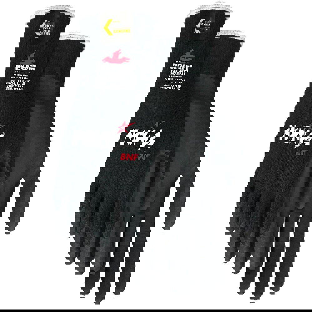 Cut-Resistant Gloves: Size XL, ANSI Cut 3, Nitrile, Kevlar